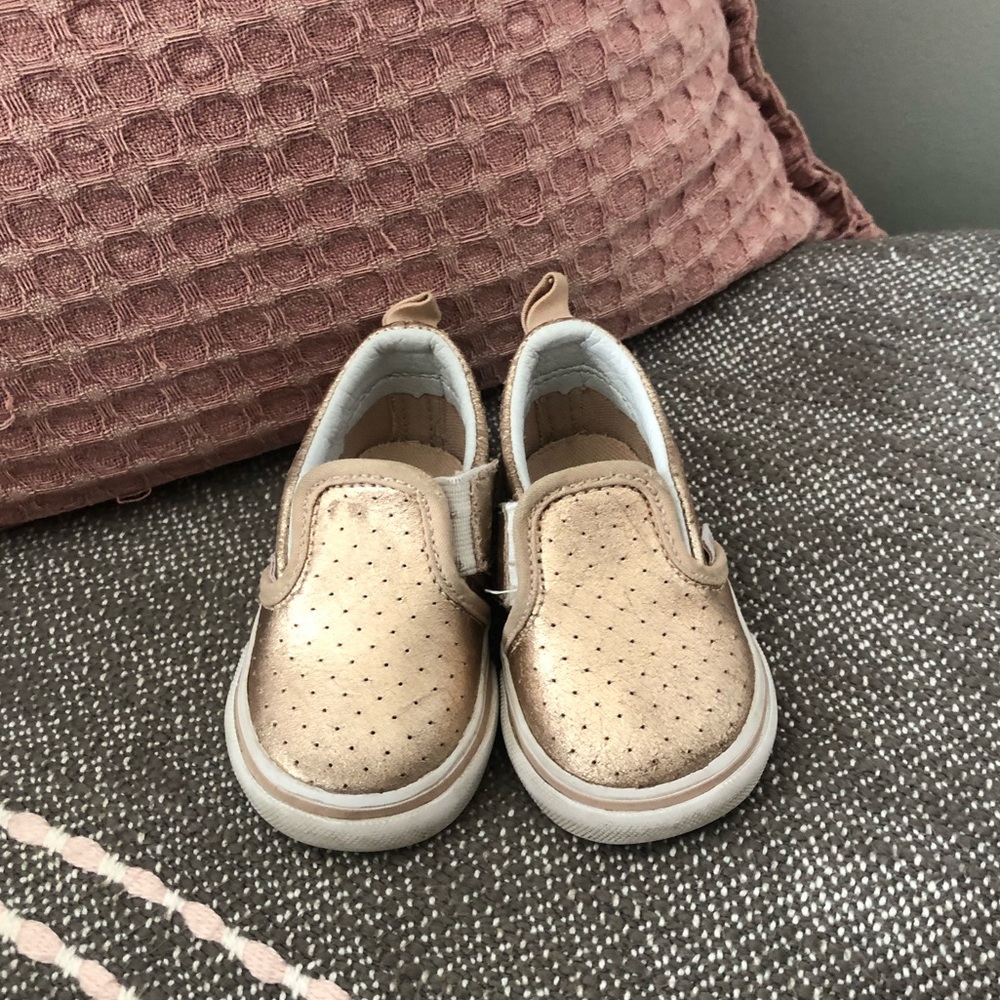Rose Gold Vans Size 4
